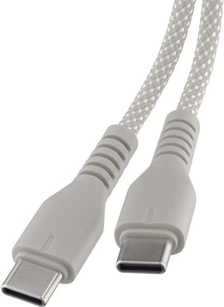 Kabel Qualo USB Type-C – USB Type-C 1.5 m Grey (5907457773080) - obraz 3