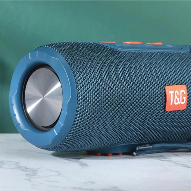 Bluetooth-колонка TG341 з speakerphone, радіо, blue - изображение 2