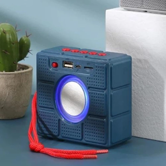 Bluetooth-колонка TG311 з RGB ПІДСВІЧУВАННЯМ, speakerphone, радіо, blue - Фото 2 Bluetooth-колонка TG311 з RGB ПІДСВІЧУВАННЯМ, speakerphone, радіо, blue - изображение 2