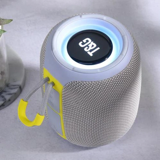 Bluetooth-колонка TG655 з RGB ПІДСВІЧУВАННЯМ, speakerphone, радіо, grey - Фото 2 Bluetooth-колонка TG655 з RGB ПІДСВІЧУВАННЯМ, speakerphone, радіо, grey - изображение 2