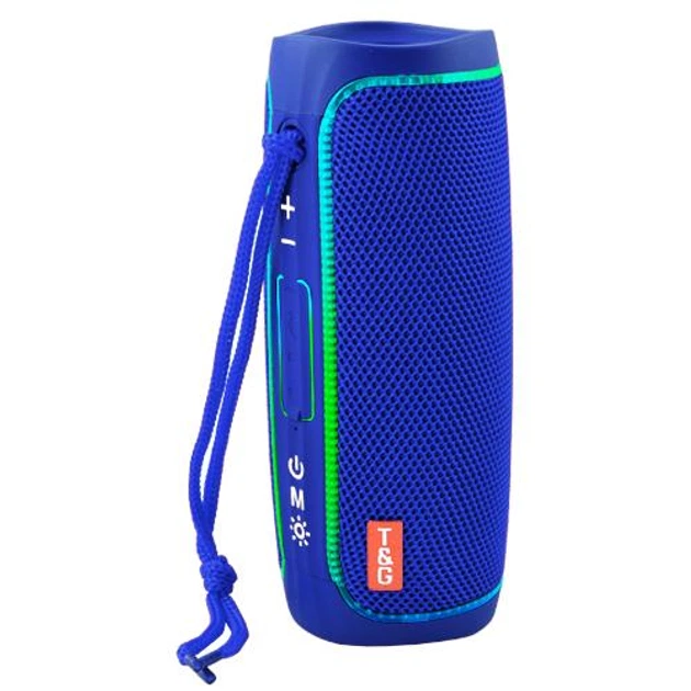 Bluetooth-колонка TG288 з RGB ПІДСВІЧУВАННЯМ, speakerphone, радіо, blue - Фото 4 Bluetooth-колонка TG288 з RGB ПІДСВІЧУВАННЯМ, speakerphone, радіо, blue - изображение 4