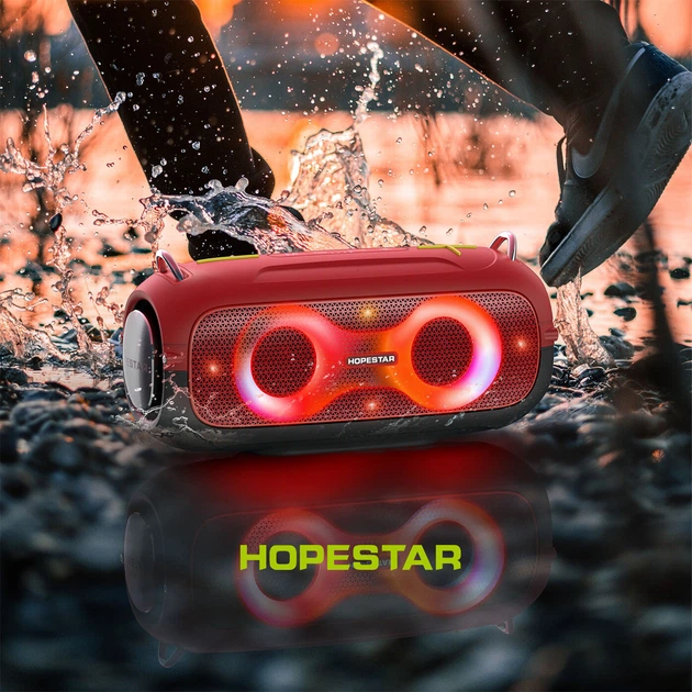 Портативна акустика Hopestar A41 Party Black - изображение 7