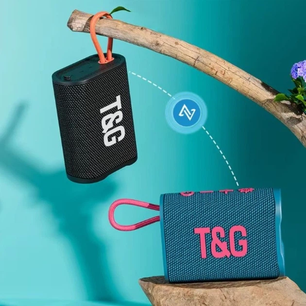 Портативна колонка TG-396 blue Bluetooth - Фото 9 Портативна колонка TG-396 blue Bluetooth - изображение 9