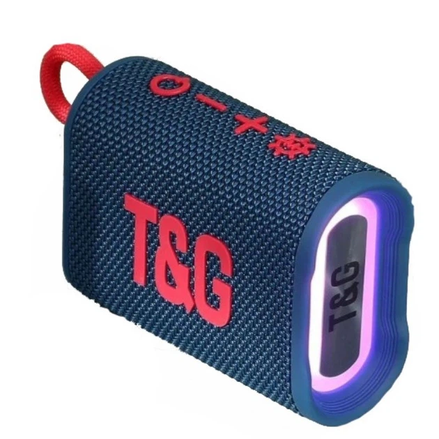 Портативна колонка TG-396 blue Bluetooth - Фото 4 Портативна колонка TG-396 blue Bluetooth - изображение 4