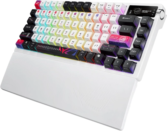Клавиатура беспроводная Asus ROG Azoth X NX Snow V2 EN PBT