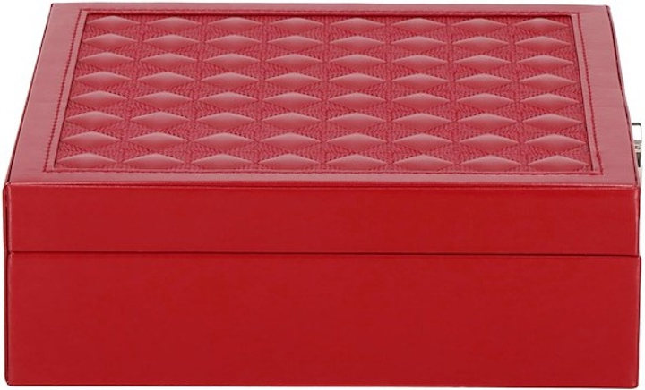 Шкатулка для прикрас Springos HA1080 бордова 25 x 25 x 8.5 см (5907719433752) - зображення 4