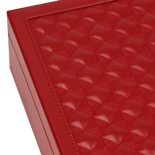 Шкатулка для прикрас Springos HA1080 бордова 25 x 25 x 8.5 см (5907719433752) - зображення 11