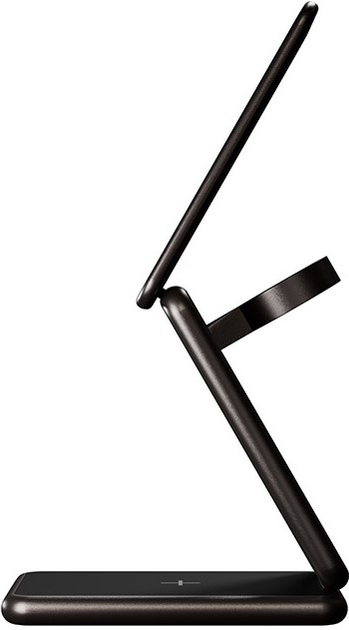 Ładowarka indukcyjna Allity AWC-230-22WMS 22.5W 3w1 Graphite (5906667550535) - obraz 3