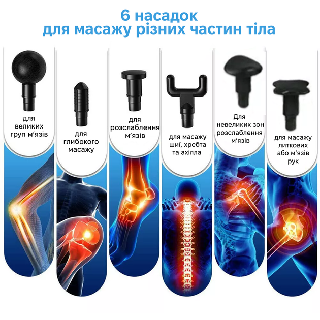 Масажер перкусійний Inspire WNK2021 24W 1800mAh - зображення 8