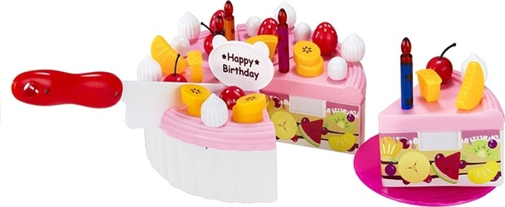 Набір для творчості LEAN Toys Birthday Party with Velcro Cake and Desserts 1513 (5905214979850) - зображення 5