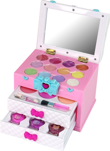 Набір для краси LEAN Toys у валізі рожево-білий 15796 (5905679073049) - зображення 6