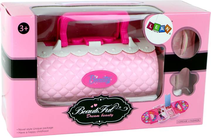 Zestaw piękności LEAN Toys w kuferku z cieniami do powiek Różowy 15799 (5905679073070) - obraz 1