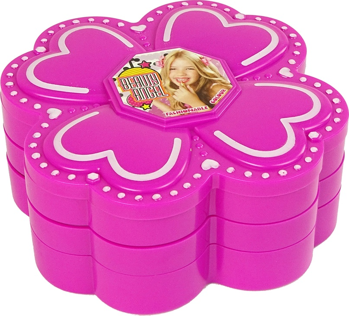 Набір для краси LEAN Toys з косметикою для дитячого макіяжу в палітрі у формі квітки 10856 (5905214974855) - зображення 4
