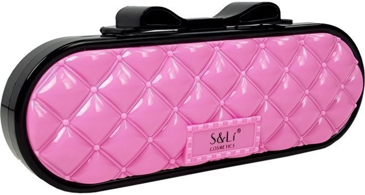 Набір для краси LEAN Toys for make-up з футляром для тіней та блискітками Pink 8309 (5903802456882) - зображення 3