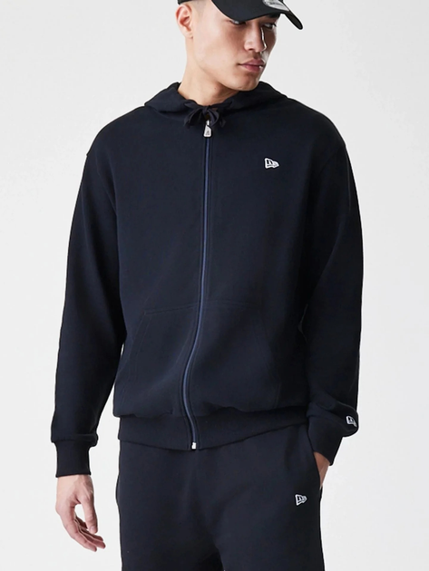 Bluza męska rozpinana streetwear z kapturem New Era Ne Premium Essential 60752365 XL Czarna (0198976883090) - obraz 4