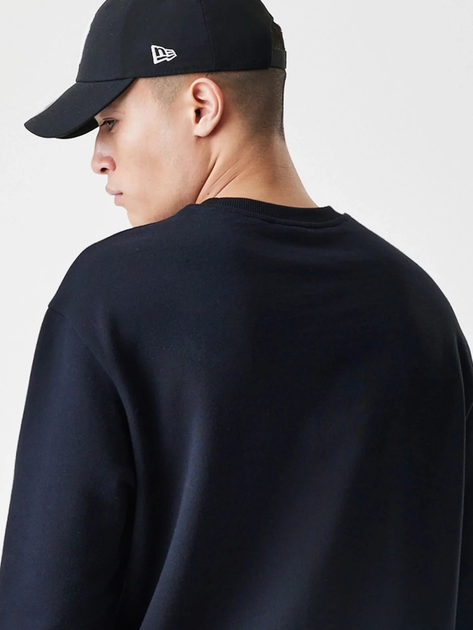 Bluza bez kaptura męska New Era Ne Premium Essential Os Crew 60752356 S Czarna (0198976882840) - obraz 6