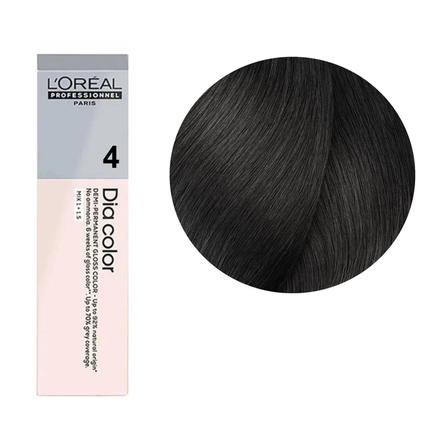 Farba do włosów L’Oreal Professionnel Paris Dia Color 4 bez amoniaku brązowy 60 ml (3474637206994) - obraz 2