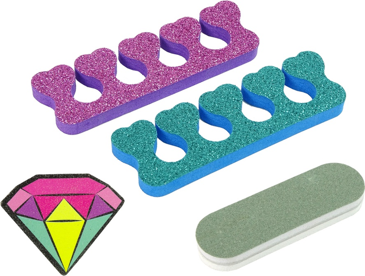 Zestaw piękności LEAN Toys do malowania paznokci z lakierami pisakami i kolorowymi naklejkami 10502 (5904665993422) - obraz 5