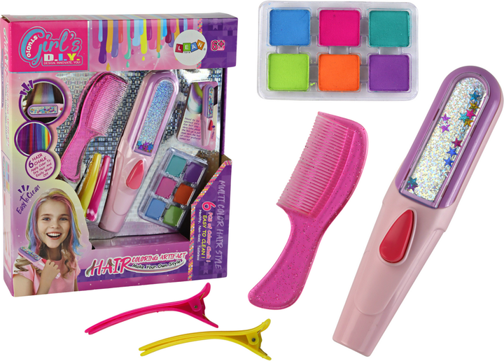 Набір для краси LEAN Toys Фарбування та укладання волосся з аксесуарами 17484 (5905991003144) - зображення 3