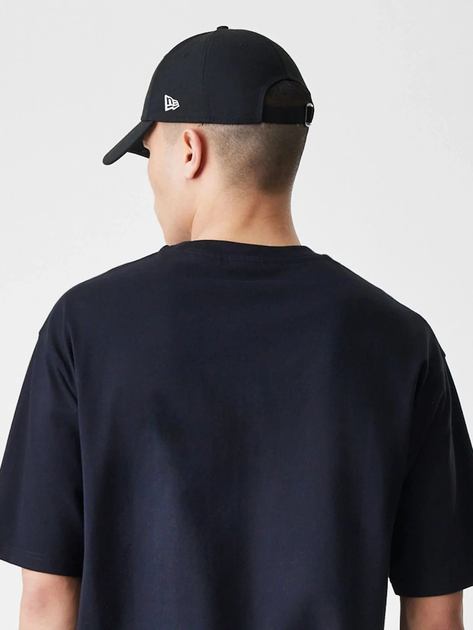 T-shirt męski bawełniany oversize New Era Ne Premium Essential Os 60752363 M Czarny (0198976882710) - obraz 5