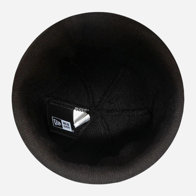 Czapka beanie New Era Cuff Knit 12134752 One Size Czarna (0193650910284) - obraz 3