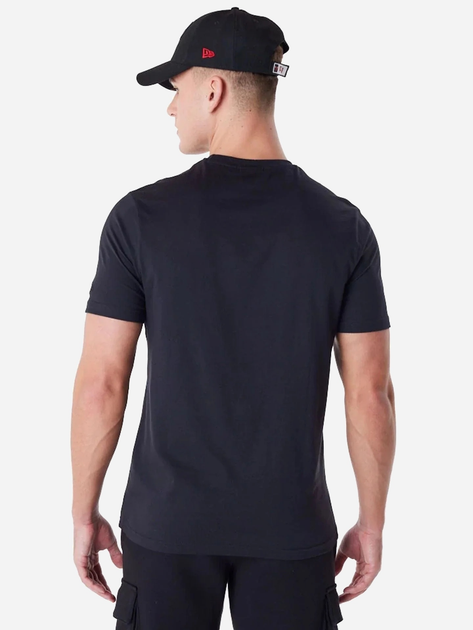 T-shirt męski bawełniany New Era Nos NBA Regular Bulls Bob 60416757 S Czarny (0197214897110) - obraz 2