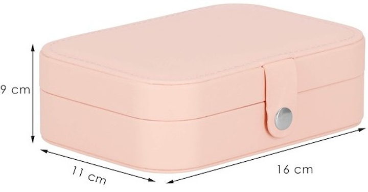 Шкатулка для прикрас Springos HA1082 рожева 16 x 5 x 11 см (5907719433776) - зображення 2