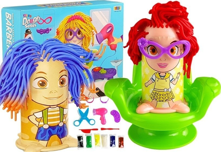 Набір для творчості LEAN Toys Перукарня з формочкою та щипцями для вирівнювання волосся 4257 (5905323219786) - зображення 2