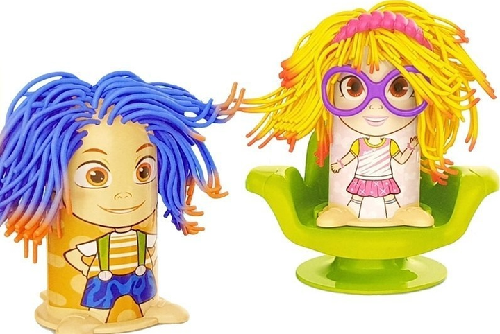 Набір для творчості LEAN Toys Перукарня з формочкою та щипцями для вирівнювання волосся 4257 (5905323219786) - зображення 5