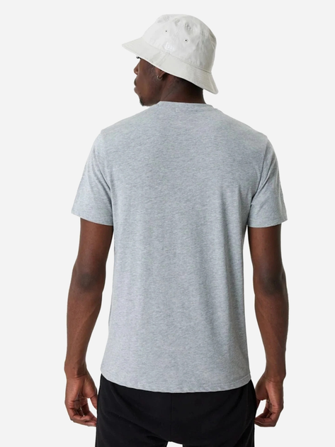 T-shirt męski bawełniany New Era Ne Essentials 60416746 2XL Jasnoszary (0197214898049) - obraz 2