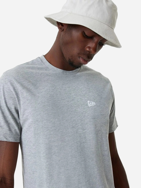T-shirt męski bawełniany New Era Ne Essentials 60416746 2XL Jasnoszary (0197214898049) - obraz 5