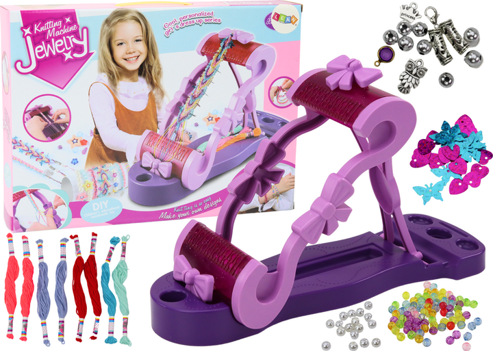 Творчий набір LEAN Toys Машинка для виготовлення біжутерії з муліною та намистинами 17989 (5905991008651) - зображення 2