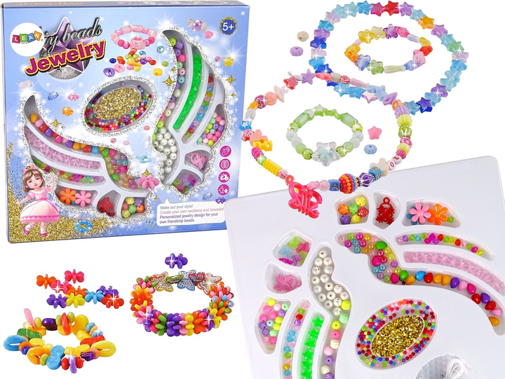 Набір для виготовлення прикрас LEAN Toys з намистинами та підвісками 15243 (5905515356282) - зображення 2