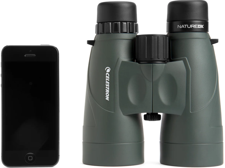 Бинокль Celestron 71336 Nature DX 12x56 Черно-зеленый Б/В - изображение 4
