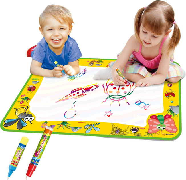 Mata wodna LEAN Toys Ogromna XXL do rysowania z pisakiem wodnym 12738 (5905214977764) - obraz 3