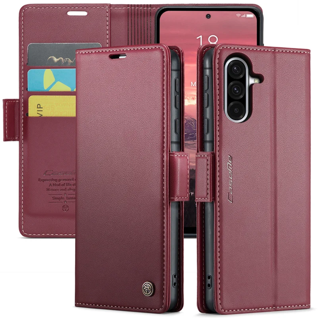 Шкіряний чохол-книжка Retro Case для Samsung Galaxy A36 5G Червоний (6117107_5) - Фото 1 Шкіряний чохол-книжка Retro Case для Samsung Galaxy A36 5G Червоний (6117107_5) - зображення 1