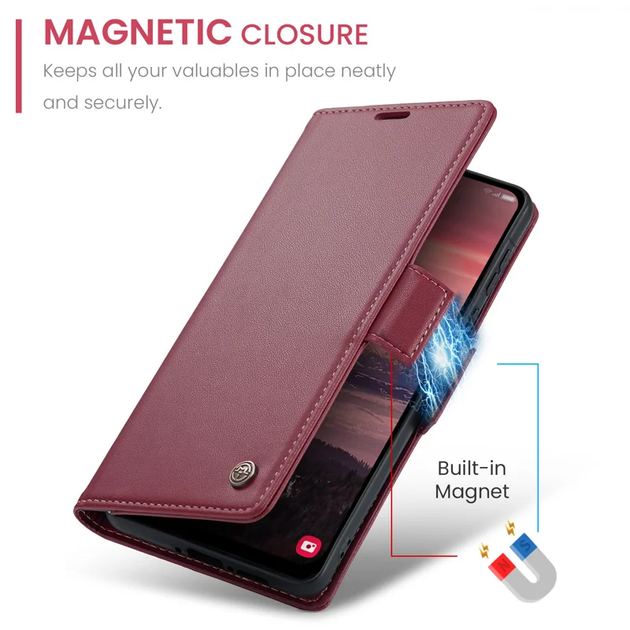 Шкіряний чохол-книжка Retro Case для Samsung Galaxy A36 5G Червоний (6117107_5) - Фото 4 Шкіряний чохол-книжка Retro Case для Samsung Galaxy A36 5G Червоний (6117107_5) - зображення 4