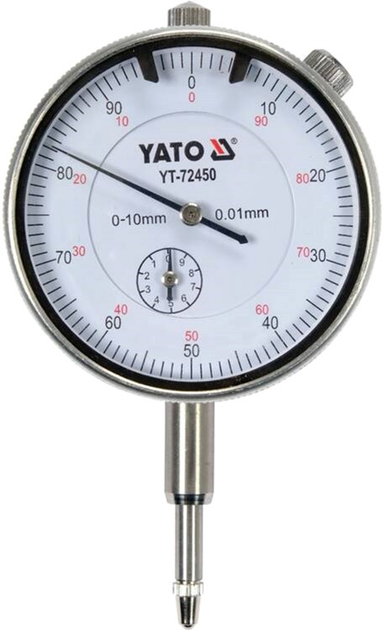 Індикатор годинникового типу YATO 0-10 мм (YT-72450) - зображення 1