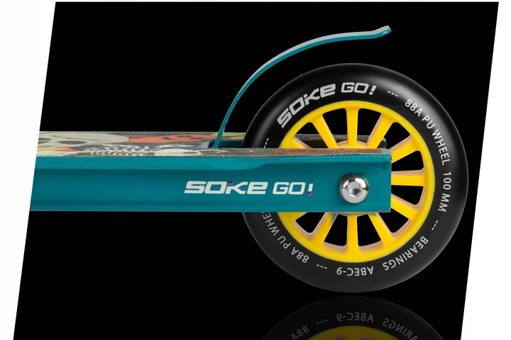 Самокат трюковий Soke GO! Жовто-блакитна 1543 (5903890604790) - зображення 7