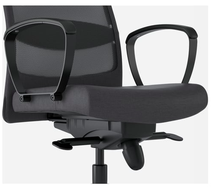 Офісне крісло IKEA MARKUS Темно-сіре (702.611.50) - зображення 3