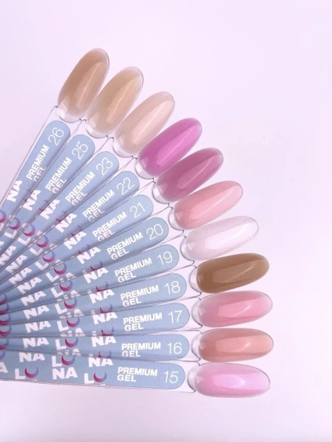 Гель LUNAMoon Premium Gel №21 "Нюдовий рожевий" для зміцнення, вирівнювання та нарощування нігтів, 15 мл. - Фото 3 Гель LUNAMoon Premium Gel №21 "Нюдовий рожевий" для зміцнення, вирівнювання та нарощування нігтів, 15 мл. - зображення 3