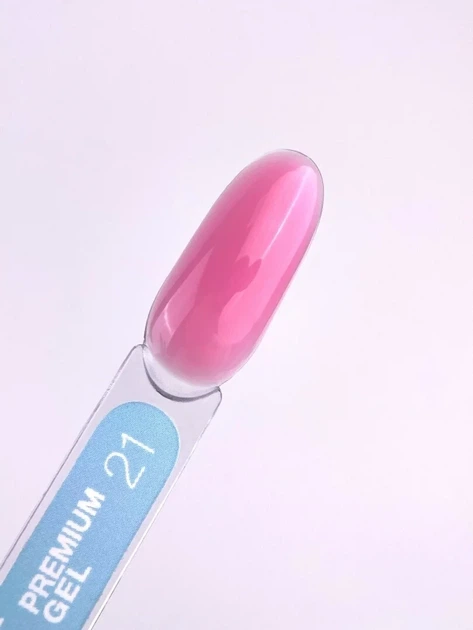 Гель LUNAMoon Premium Gel №21 "Нюдовий рожевий" для зміцнення, вирівнювання та нарощування нігтів, 15 мл. - Фото 2 Гель LUNAMoon Premium Gel №21 "Нюдовий рожевий" для зміцнення, вирівнювання та нарощування нігтів, 15 мл. - зображення 2