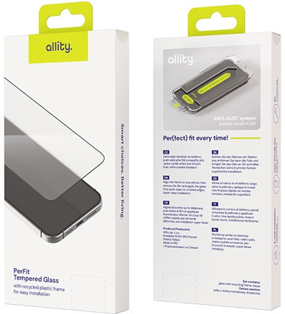 Захисне скло Allity PerFit tempered glass для Apple iPhone 15 Pro Transparent (5906667550832) - зображення 10
