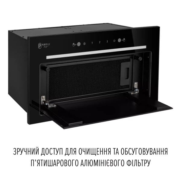 Вытяжка perfelli design filini 5 nero - Фото 7 Вытяжка perfelli design filini 5 nero - изображение 7