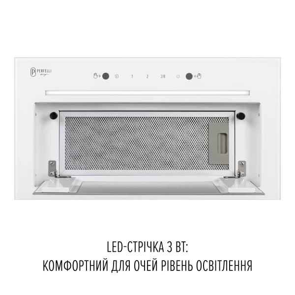 Вытяжка perfelli design filini 5 bianco silenzio - изображение 3