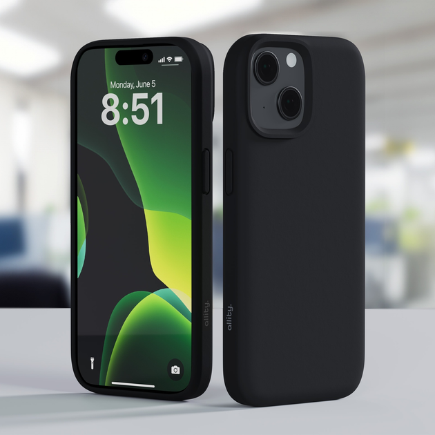 Панель Allity Silicone Mag Case для Apple iPhone 16 Pro Max Black (5906667551020) - зображення 8