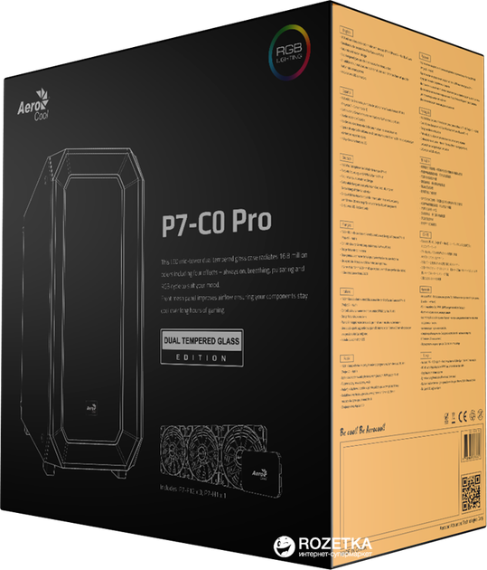 Корпус Aerocool P7-C0 Pro Black - изображение 10