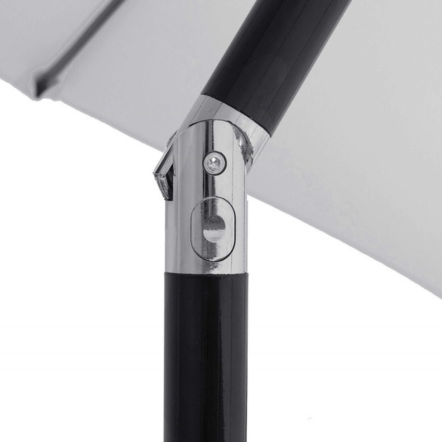 Parasol ogrodowy Springos składany 260 cm duży na balkon Szary GU0022 (5907719429892) - obraz 10