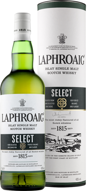 Laphroaig Select 8本セット Виски Laphroaig SELECT 0.7 л 40% (5010019637604) – фото, отзывы