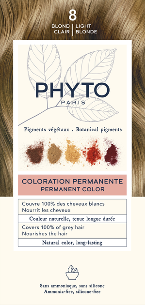 Крем-фарба для волосся Phyto Color 8 Light Blonde Світло-русий (3338221002440) - зображення 1